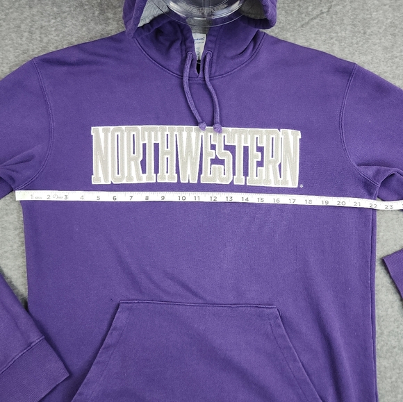 Champion Northwestern University Hoodie Mens Medium Multicolor Pullover Wildcat - Picture 2 of 7